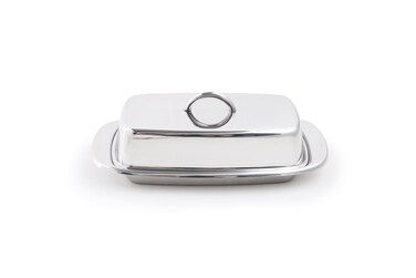 Fox Run Stainless Steel Double Covered Butter Dish 75