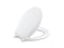 KOHLER K46390 Cachet Round Toilet GripTight Bumpers QuietClose Seat Release Hinges QuickAttach Hardware White