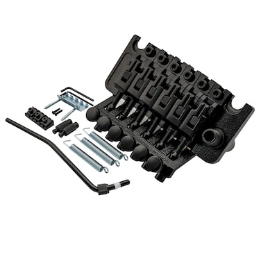 Musiclily 54mm Electric Guitar Double Locking Tremolo System Bridge for Floyd Rose Style Guitar Replacement Black