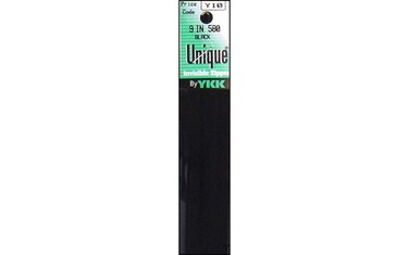 JoAnn Fabric and Craft Stores Unique Invisible Zipper 9 Inch Black