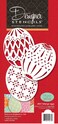 Designer Stencils Faberge Easter Egg Stencils BeigeSemiTransparent