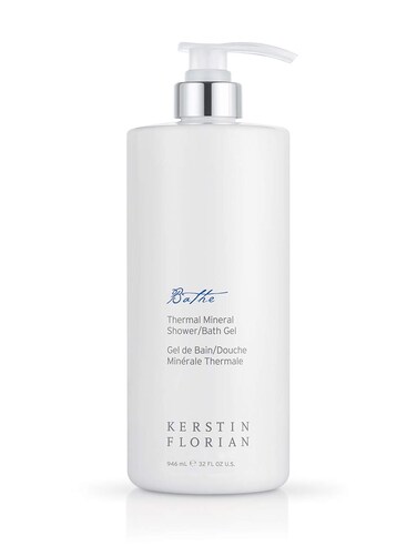 Kerstin Florian Thermal Mineral Shower and Bath Gel Cleanse and Nourish Skin Invigorating Mineral Body Wash Use as Foaming Shower Gel or Bubble Bath 32 fl oz