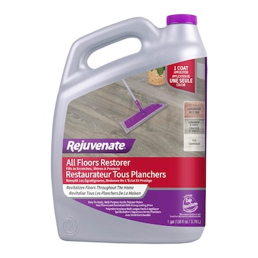 Rejuvenate All Floors Restorer and Polish Fills in Scratches Protects  Restores Shine No Sanding Required 128 oz