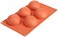 Silikomart Siliconflex HalfSphere Mold 4 Oz 315 Diam x 157 Deep 5 Cavities