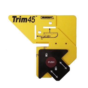 Milescraft 8401 Trim 45 Trim Carpentry Aid  Trim Gauge Trim Miter Aid