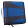 Caseit The Dual 20 Zipper Binder  Two 2 Inch DRings  5 Subject File Folder  Multiple Pockets  800 Sheet Capacity  Comes with Shoulder Strap  Blue Dual301