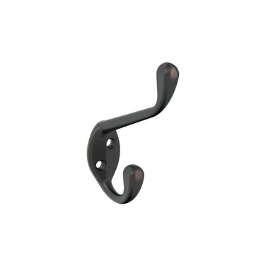 Amerock  Large Coat Hook  Wall Mount  Oil Rubbed Bronze  1 Pack  Robe Hook  Towel Hook  Entryway Hook  Bathroom Hook