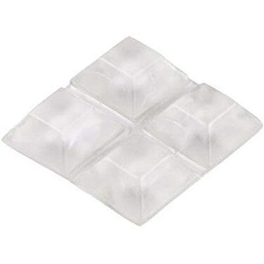 Shepherd Hardware 9565 34Inch SurfaceGard Transparent Adhesive Bumper Pads 12Pack