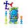 Fat Brain Toys Squigz Starter Set 24 Piece Suction Toys Suction Bath Toys Sensory Toys for Kids 3 and Up