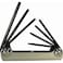 EKLIND 22572 Classic Steel Handle Foldup TORX star Key  7pc set T6T20