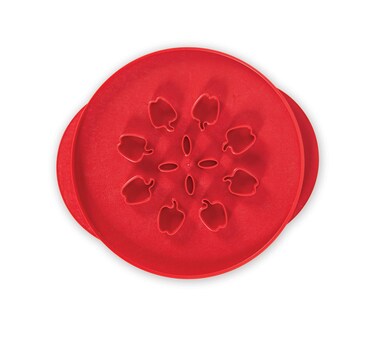 Nordic Ware Apples  Leaves Reversible Pie Top Cutter Red