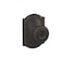Schlage F51A GEO 716 CAM Georgian Door Knob with Camelot Trim Keyed Entry Lock Aged Bronze