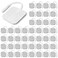 Syrtenty TENS Unit Pads 2X2 44 Pcs 3rd Gen Reusable LatexFree Replacement Pads Electrode Pads with Upgraded Sticky Electrode Pads Gel and NonIrritating Design for Muscle Stimulator Electrotherapy