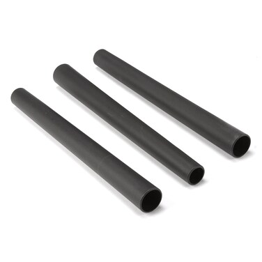 ShopVac 9061400 125 Inch Diameter Extension Wands Polypropylene Construction Black 3 Pack