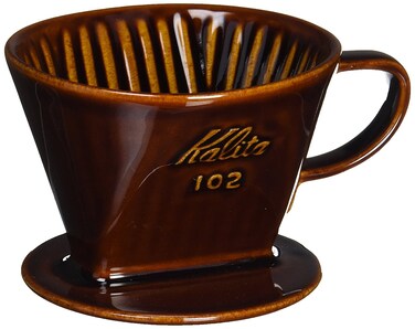 Kalita Style Coffee dripper 102 4 cups Brown