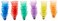 BSN Shuttlecocks Multicolor 36 count