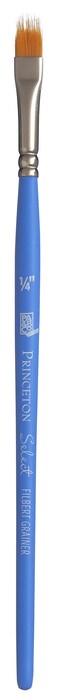 Princeton Select Artiste Series 3750 Paint Brush for Acrylic Watercolor and Oil Filbert Grainer 14 Inch