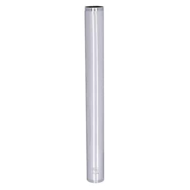 EZFLO 114 Inch x 12 Inch HeavyDuty Threaded Tube 20 Gauge Chrome 35122