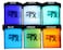 6 Color Set Glow in The Dark Paint Luminous Glowing 12oz Sampler