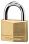 Master Lock 140D Padlock 1 Pack Brass