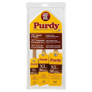 Purdy 140853100 XL Brush 3 Pack