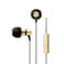 Crystal by MEE audio InEar Headphones with Microphone Made with Swarovski Crystals Gold