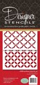 Designer Stencils Quilting Miniprint Cookie Stencil Set Beigesemitransparent