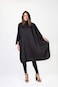 Betty Dain Guardian AllPurpose CuttingStyling Cape Lightweight Iridescent Nylon with Chemical Proof Panel Snap Adjustable 22 Inch Neck Closure Machine Washable 54 x 62 x 22 Inch Back Black