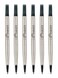 Parker Quink Ink RollerBall Fine Point Black Ink Refill 6 Refills 3021331