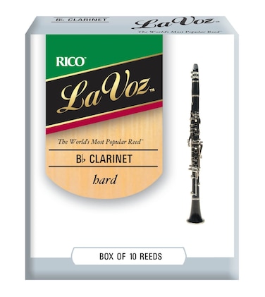 DAddario La Voz Bb Clarinet Reeds Strength Hard 10pack
