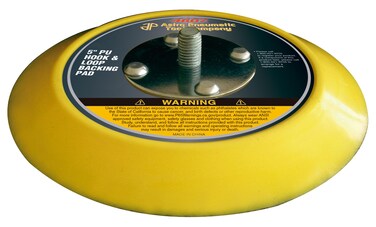 Astro Pneumatic Tool 4607 5 PU Hook  Loop Backing Pad  yellow