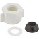 Plumb Pak PP83549 Ballcock Coupling Nut with Cone Washer 58 in Plastic White