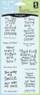 Inkadinkado Cute Friendly Advice Clear Stamp Set 6pc