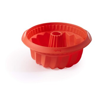 Lekue Baking Deep Bundt Savarin Cake Baking Mold 86 Red