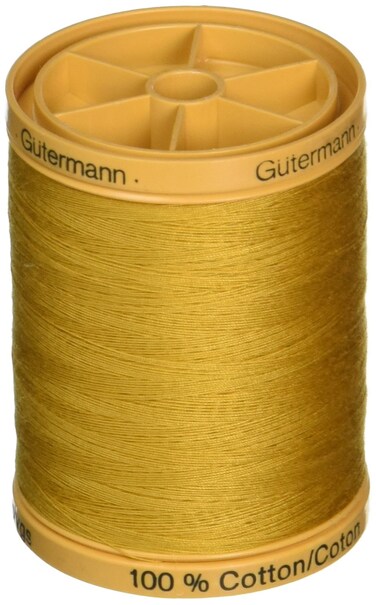 Gutermann Natural Cotton Thread Solids 876 Yds Gold