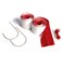 ZipWall HeavyDuty Zipper for Dust Barriers 2Pack HDAZ2 2 Pack Red