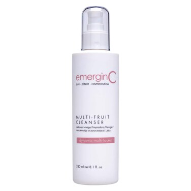 emergin C Gentle MultiFruit Cream Cleanser  Face Wash with Natural AHA  Vitamin C from Natural Fruit Extracts  Removes Dead Skin 81 oz 240 ml