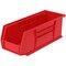 AkroMils 30224 AkroBins Plastic Hanging Stackable Storage Organizer Bin 11Inch x 4Inch x 4Inch Red 12Pack