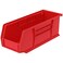 AkroMils 30224 AkroBins Plastic Hanging Stackable Storage Organizer Bin 11Inch x 4Inch x 4Inch Red 12Pack