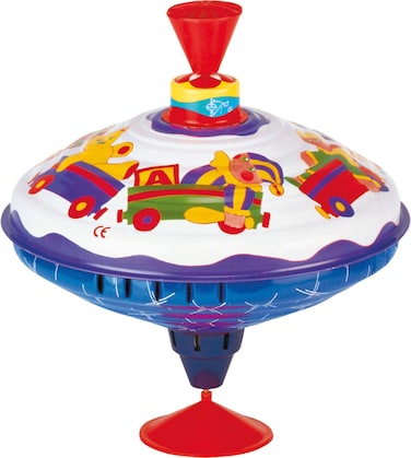 Bolz Playbox Music Spinning Top Toy for Children The Funny Buzzing Hum Gets Louder As The Top Spins Faster So Durable