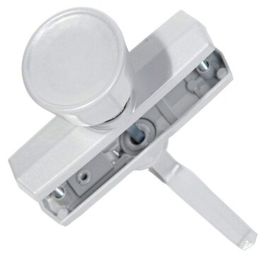 Koch 6704101 Knob Latch for 78Inch to 118Inch Thick Doors Aluminum
