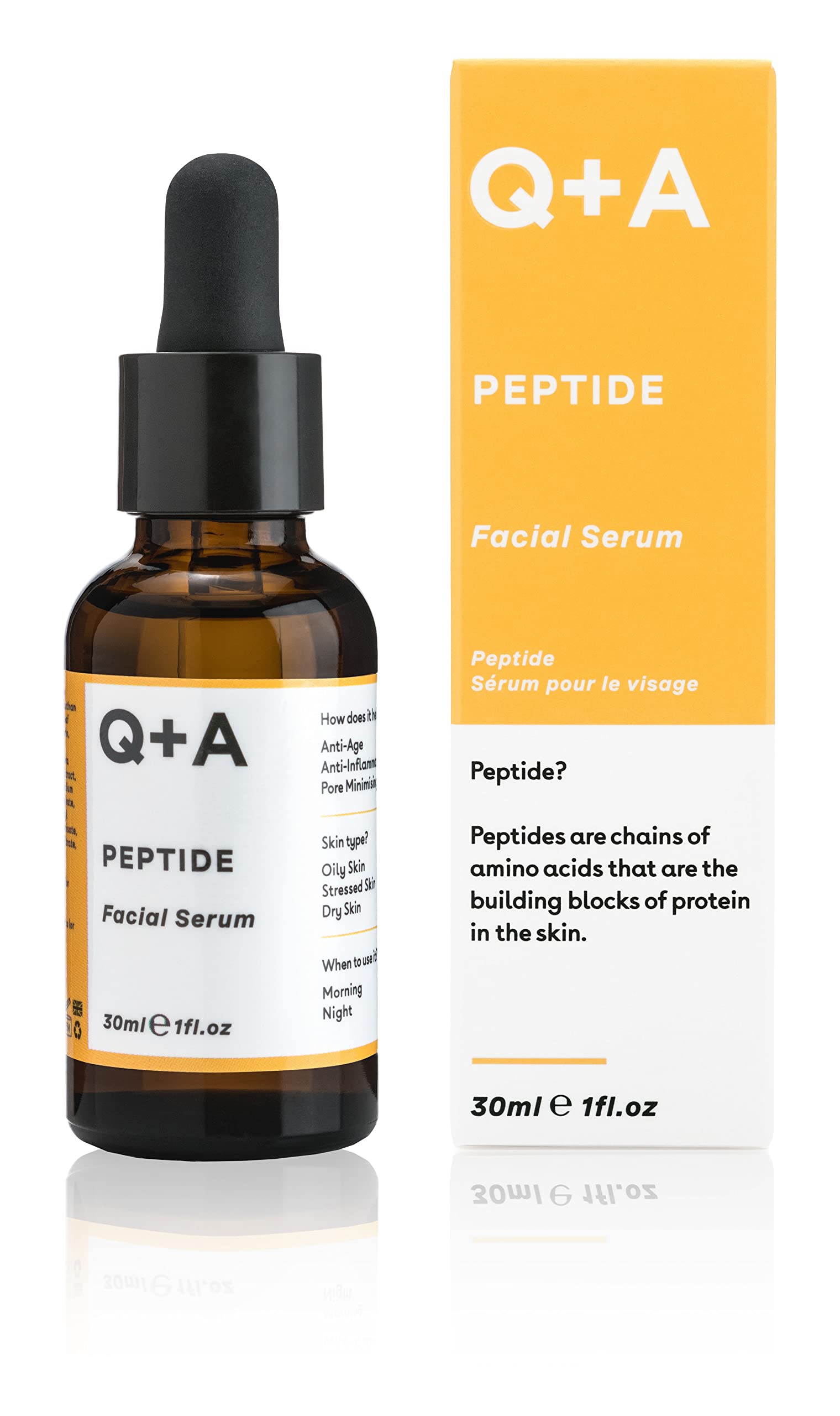 Buy QA Peptide Facial Serum AntiAgeing Peptide Face Serum