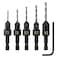 Make it Snappy Tools QuickChange 5Pc Countersink Drill Bit Set Proudly Made in The USA
