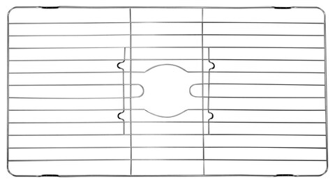Better Houseware Stainless Steel Sink Protector Sink Mat Stainless Steel Sink Rack for Bottom of Sink Protectors for Kitchen Sinks 24 x 12 x 1
