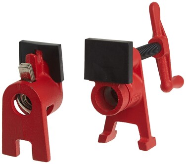 BESSEY BPCH12 12 In H Style Pipe Clamps  Incredibly Versatile Easy To Assemble Indespensable Workshop Clamp For Woodworking Carpentry Home Improvement and DIY Projects