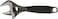 Bahco BAH9031RUS Ergo BigMouth Adjustable Wrench with Rubber Handle  8 Inch  Black Phosphate Finish