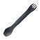 humangear GoBites Duo  Travel  Camping Utensils  Portable  Convertible Dining Ware  MultiFunctional Spork Gray