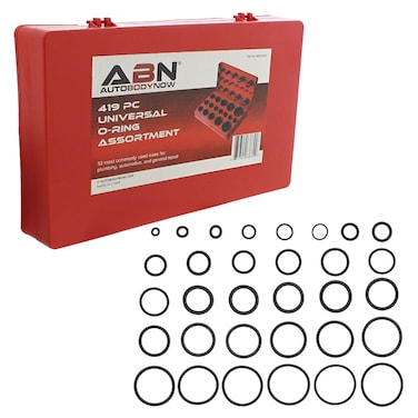 ABN Assorted O Ring Kit  Metric Rubber O Rings Assortment Set 419 Piece Assorted O Ring Rubber Washer Set