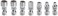 Astro 7407 14Inch Drive Flex Socket Set 6 Point  SAE 7Piece