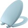 Bemis 1500EC 464 Dresden Blue Elongated Molded Wood Toilet Seat with EasyClean  Change Hinge 1 Pack